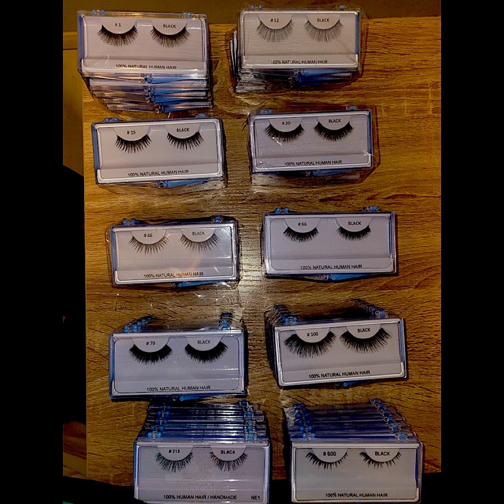 100% Human Hair False Eyelashes 🥰